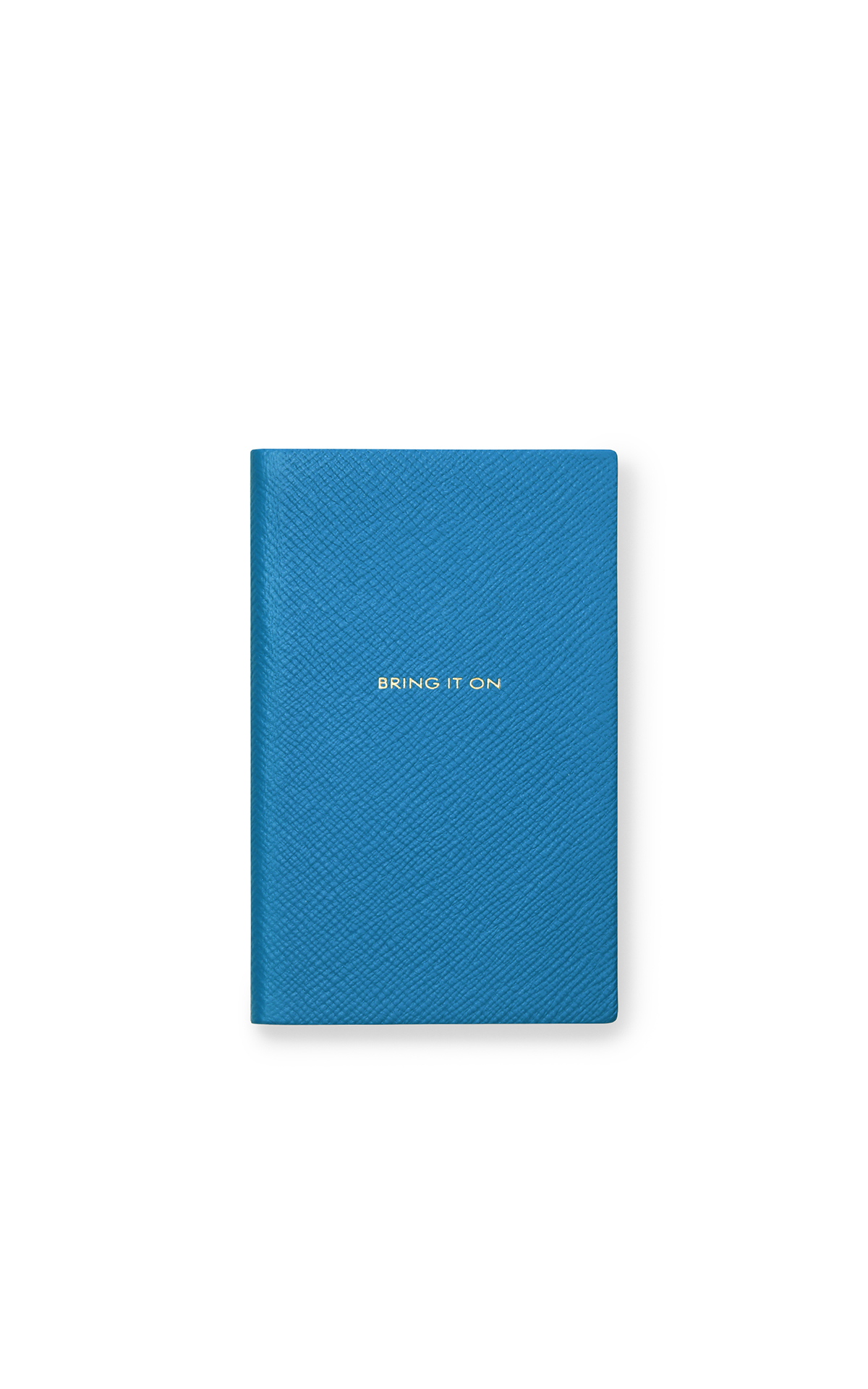 Smythson Panama bring it on notebook azure from Bicester Village