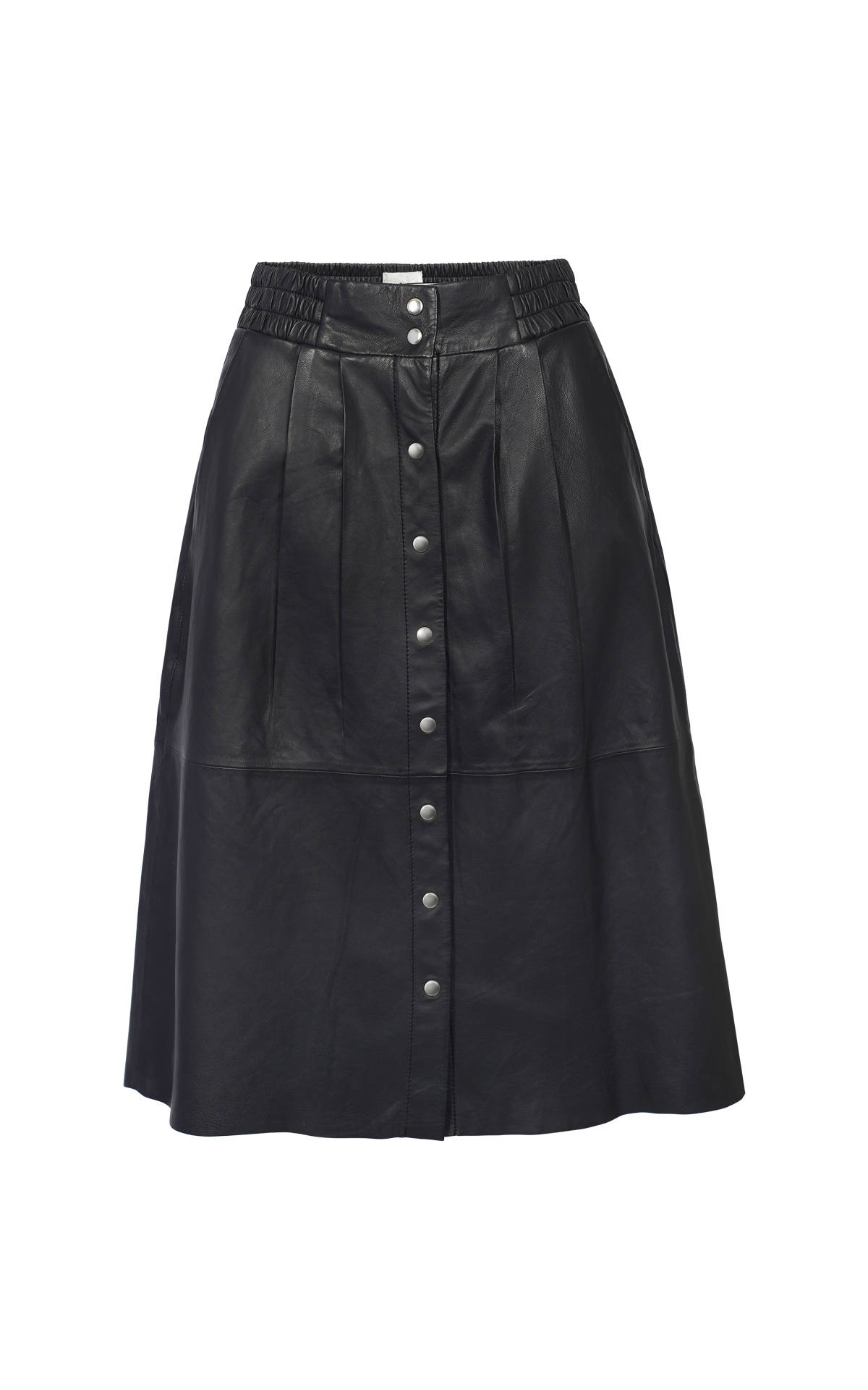 Black leather skirt ba&sh