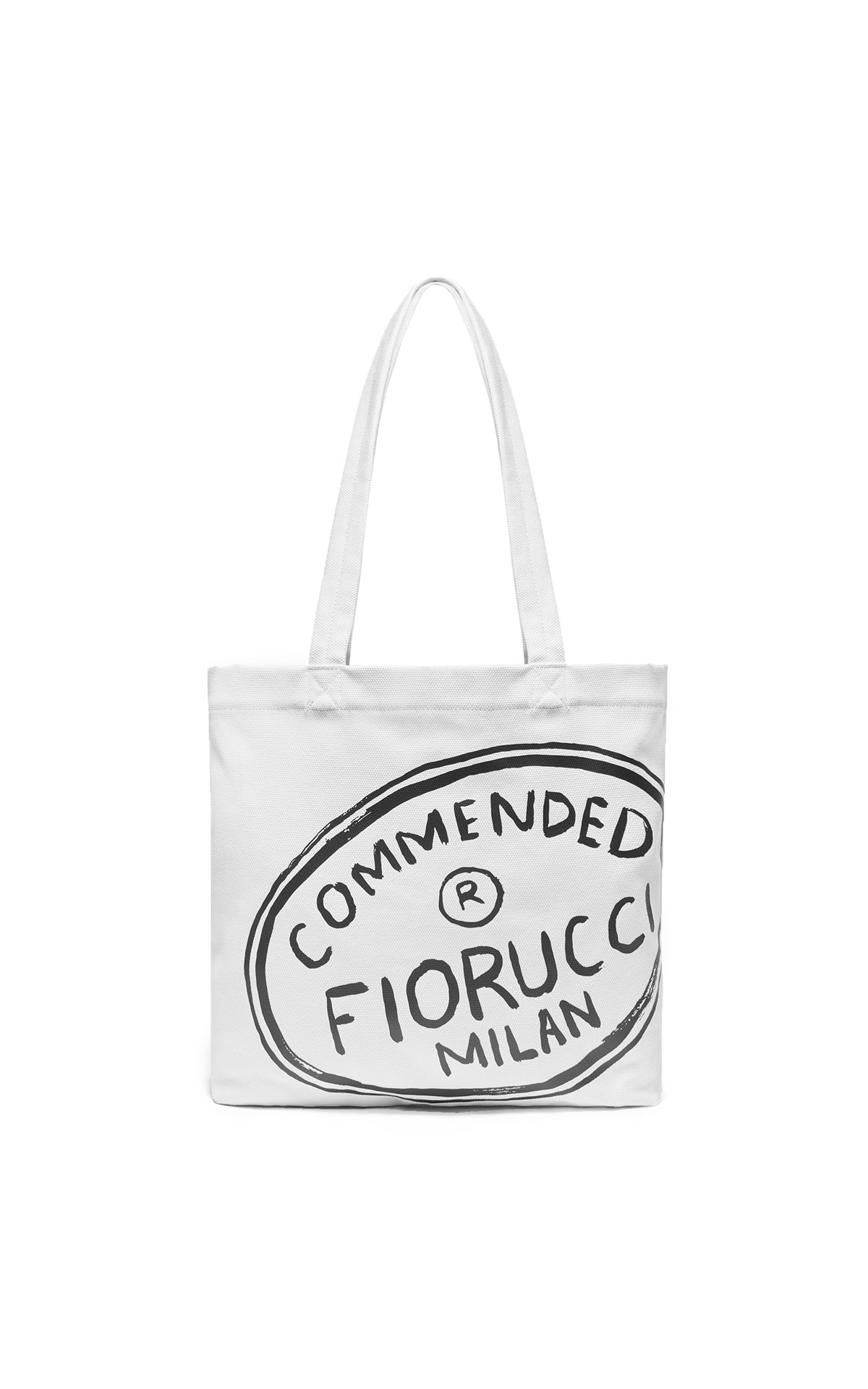 Fiorucci Illustrated commended tote bag white from Bicester Village