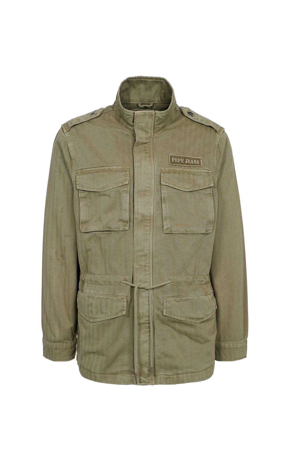 Green parka Pepe Jeans