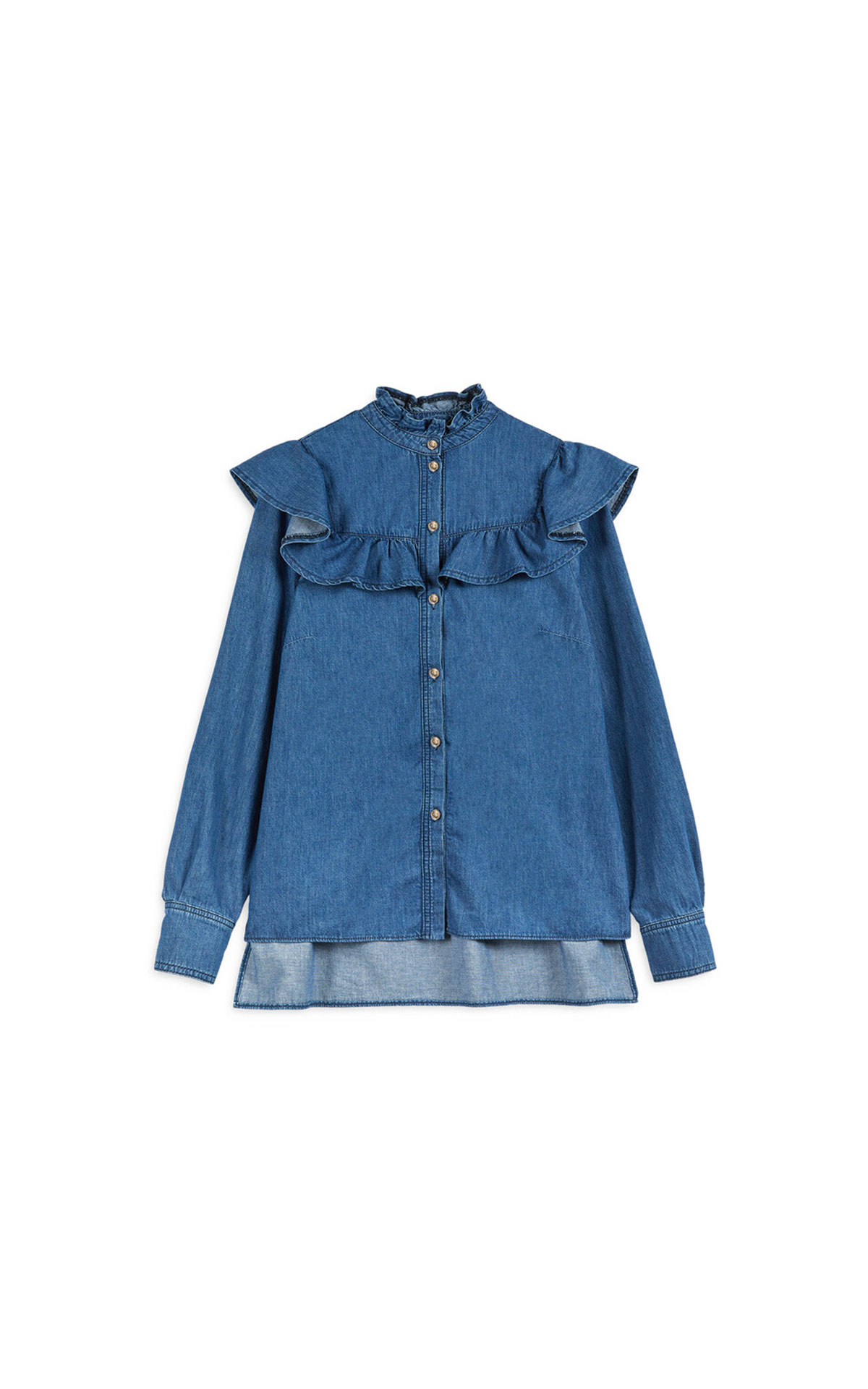Ted Baker Denim button front top from Bicester Village