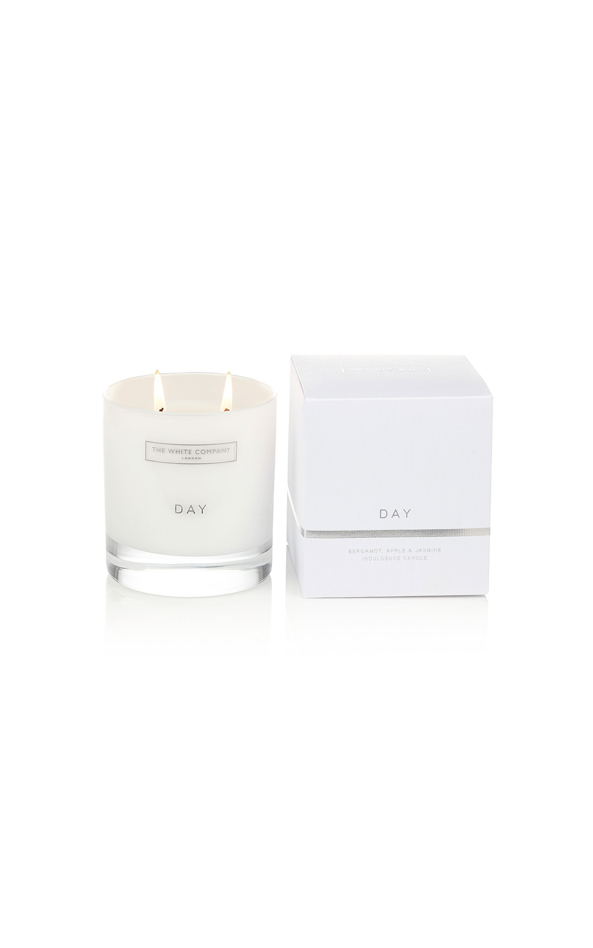 The White Company Day candle from Bicester Village