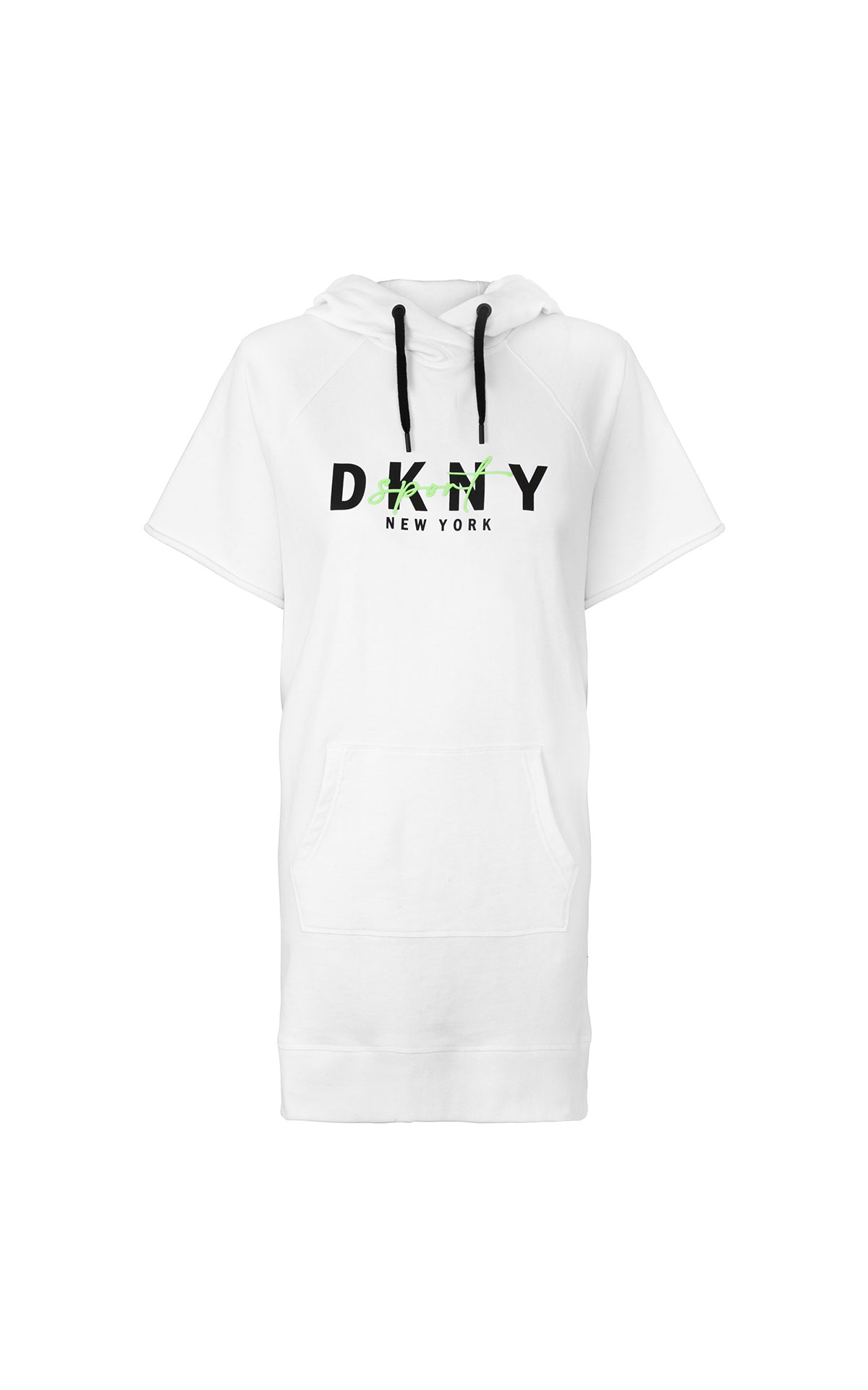 DKNY Graphic Script Logo Hooded Sneaker Dress from Bicester Village