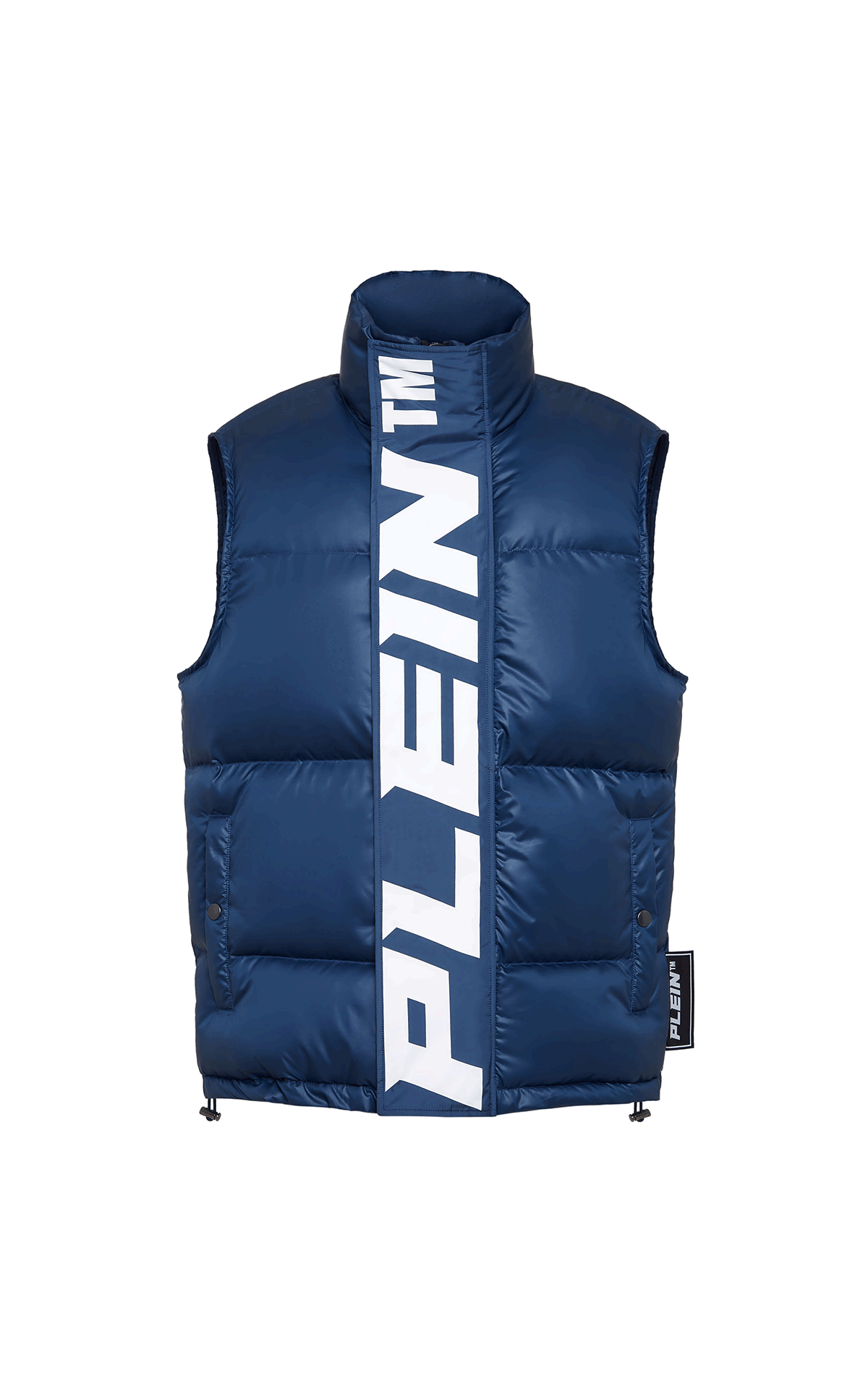 Blue vest with logo Philipp Plein