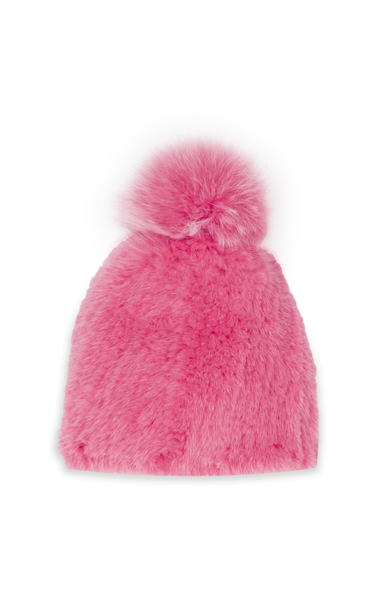 Pink fur hat