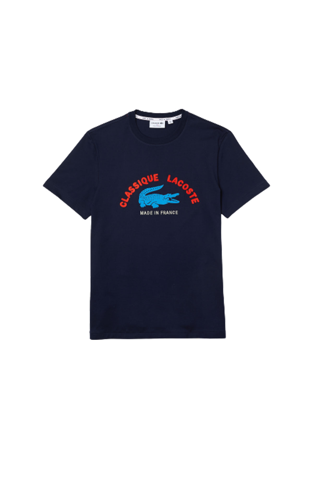 Lacoste Organic cotton t-shirt navy from Bicester Village