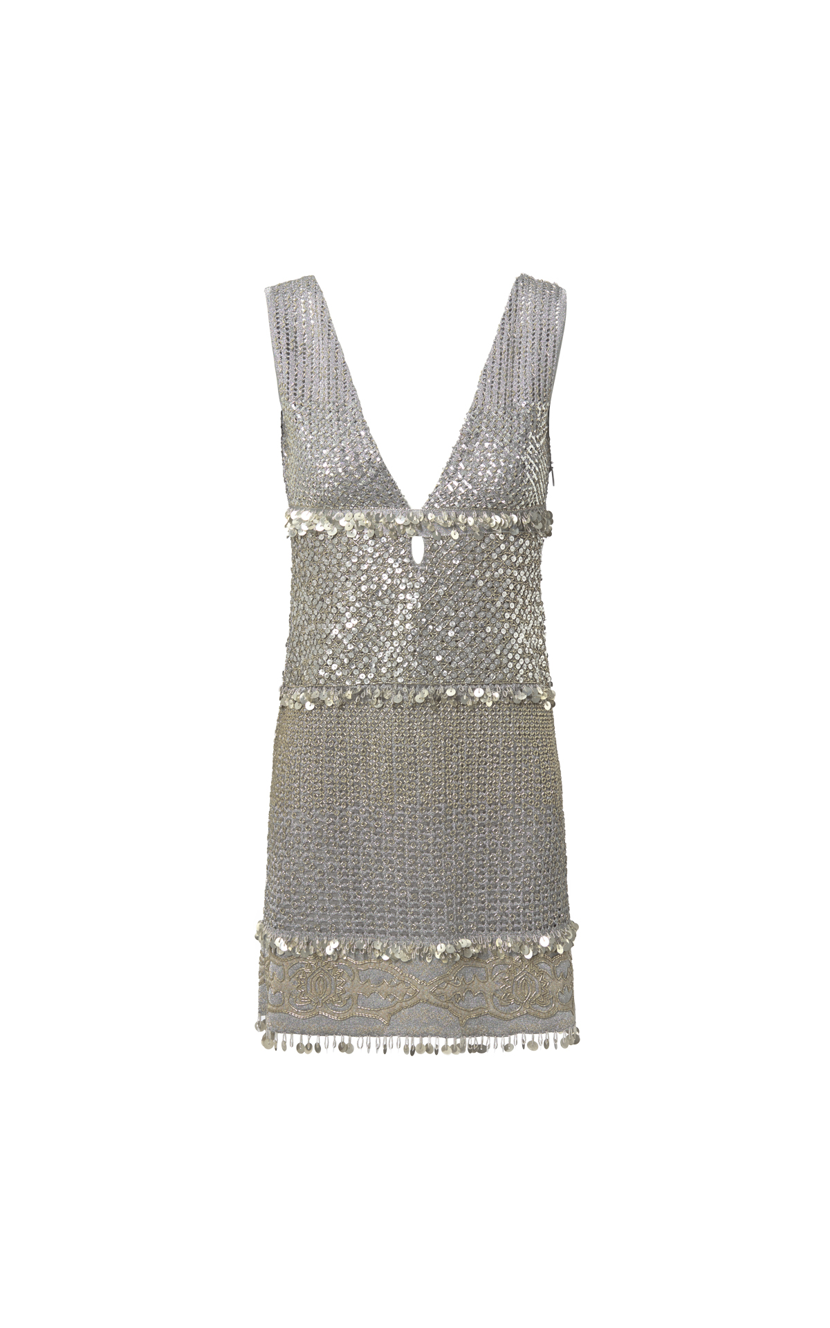 Silver dress Roberto Cavalli