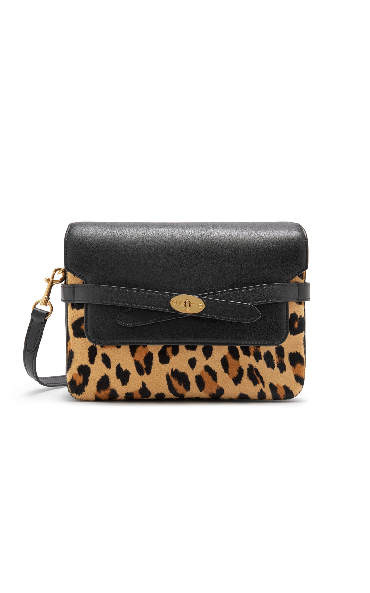 Mulberry  Belted bayswater satchel leopard & silky from Bicester Village