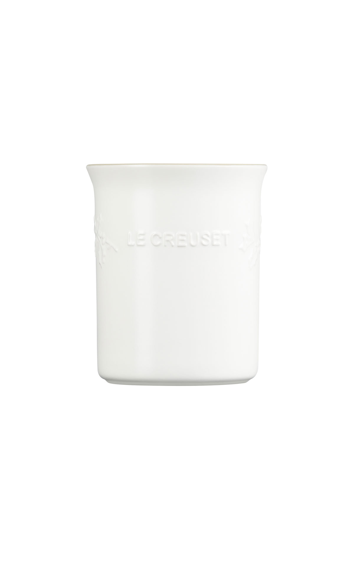 Le Creuset Holly utensil jar stoneware cotton from Bicester Village
