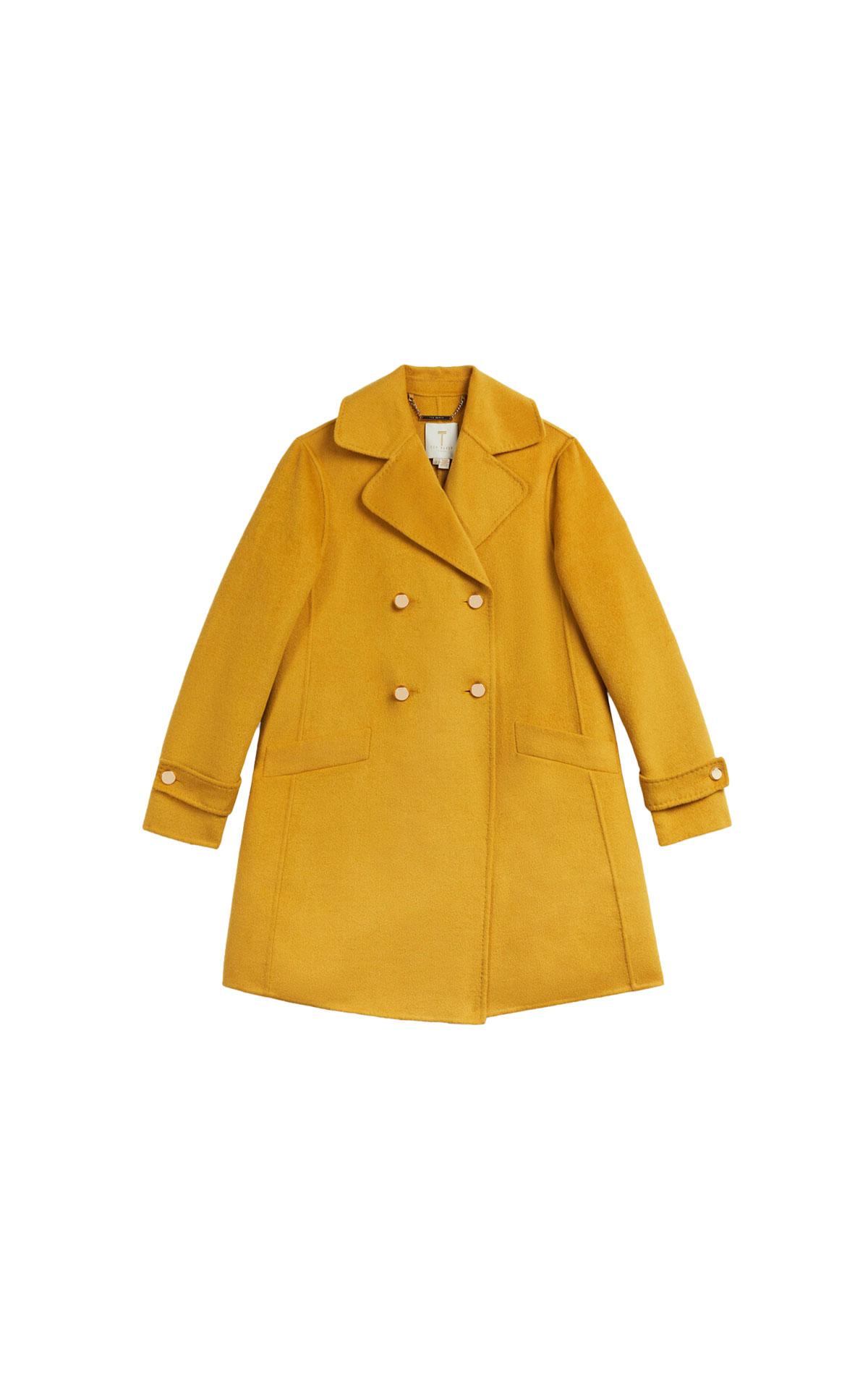 Ted Baker Collared long pea coat from Bicester Village