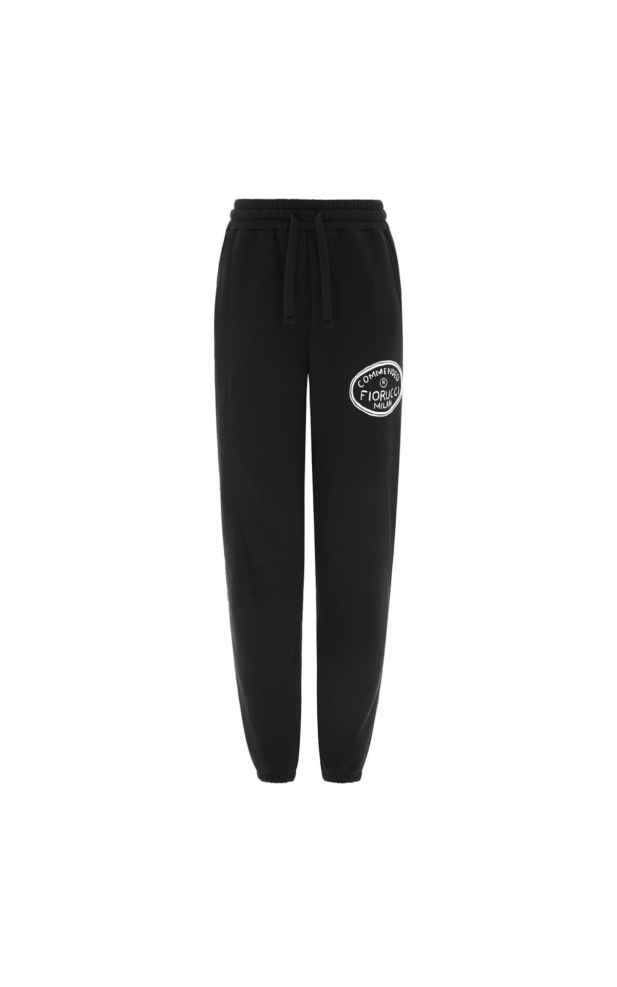 Fiorucci Unisex illustrated commended joggers black from Bicester Village