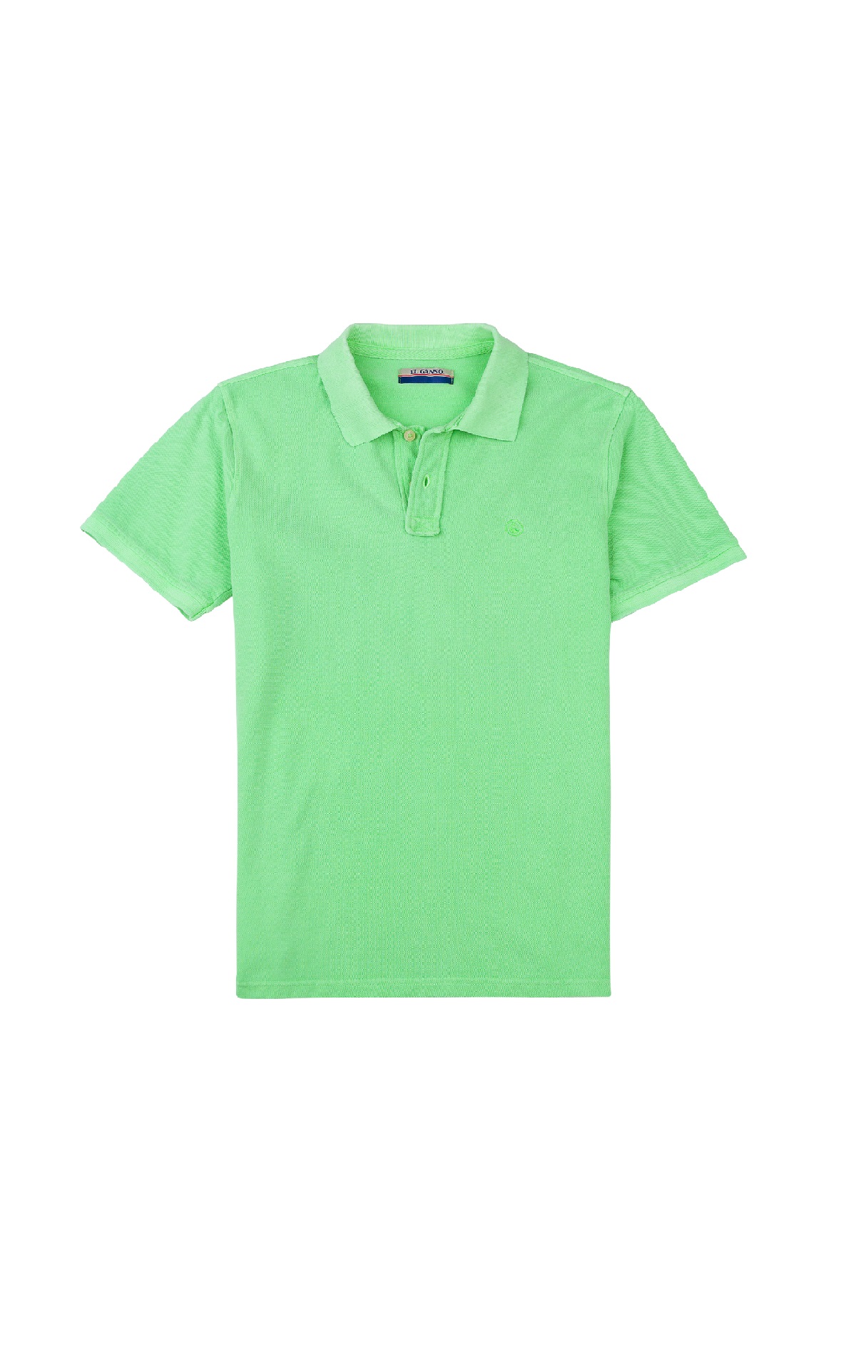Green polo shirt for men from El Ganso