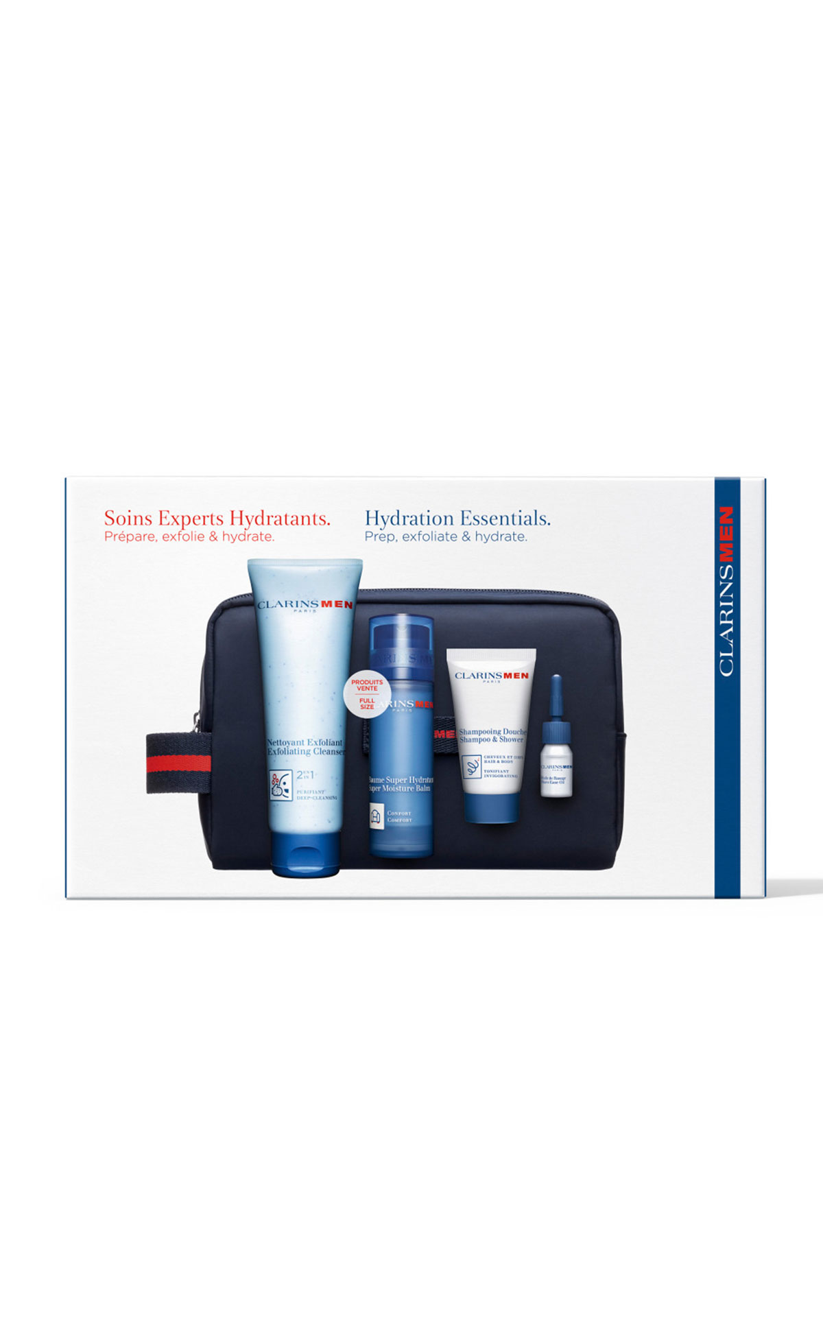 Clarins Xmas men hydration collection from Bicester Village