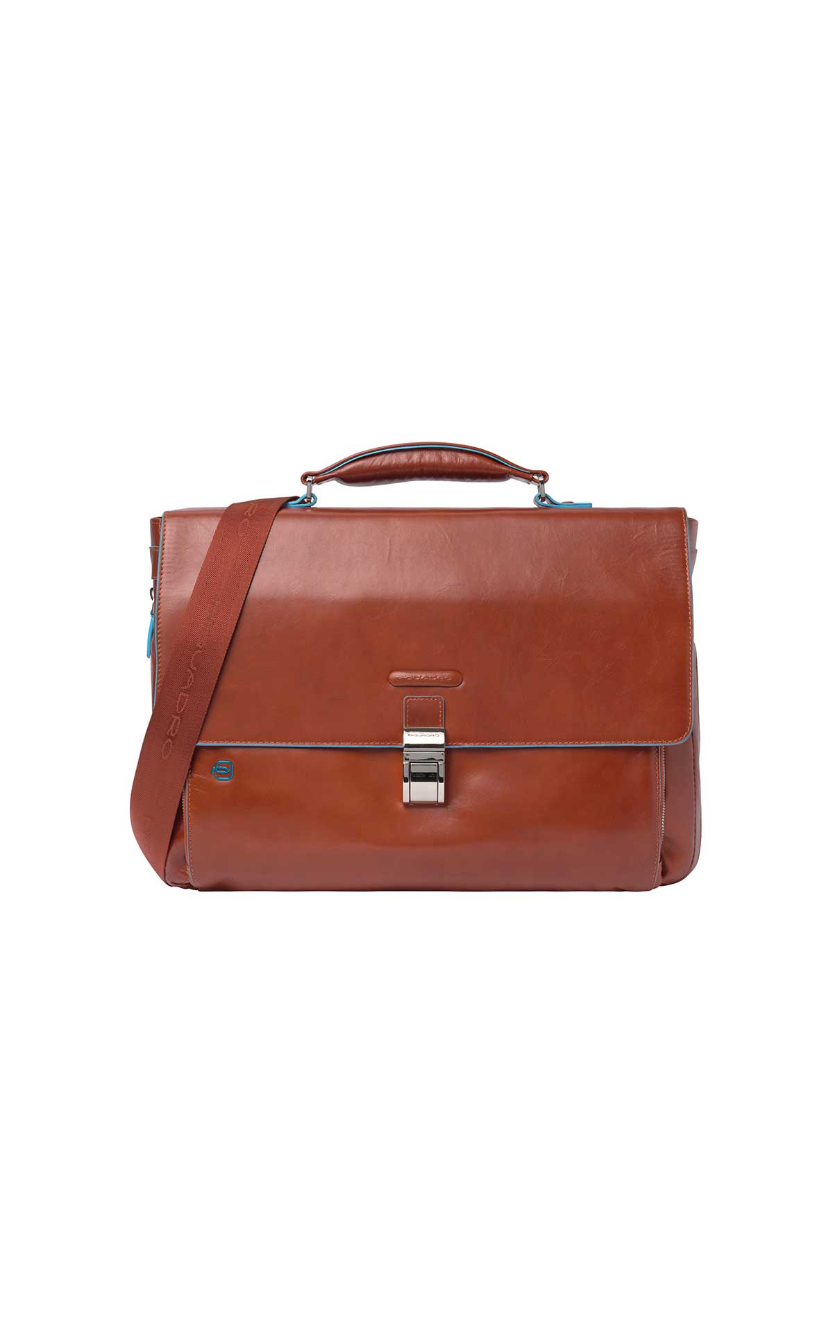 Leather brown briefcase Piquadro