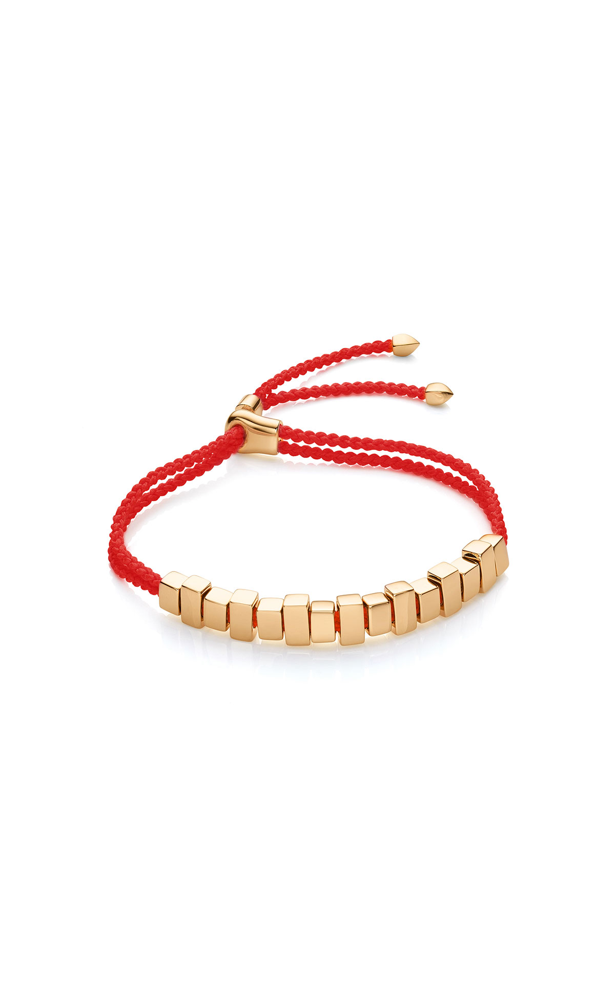 Monica Vinader 18ct Gold vermeil linear ingot bracelet from Bicester Village