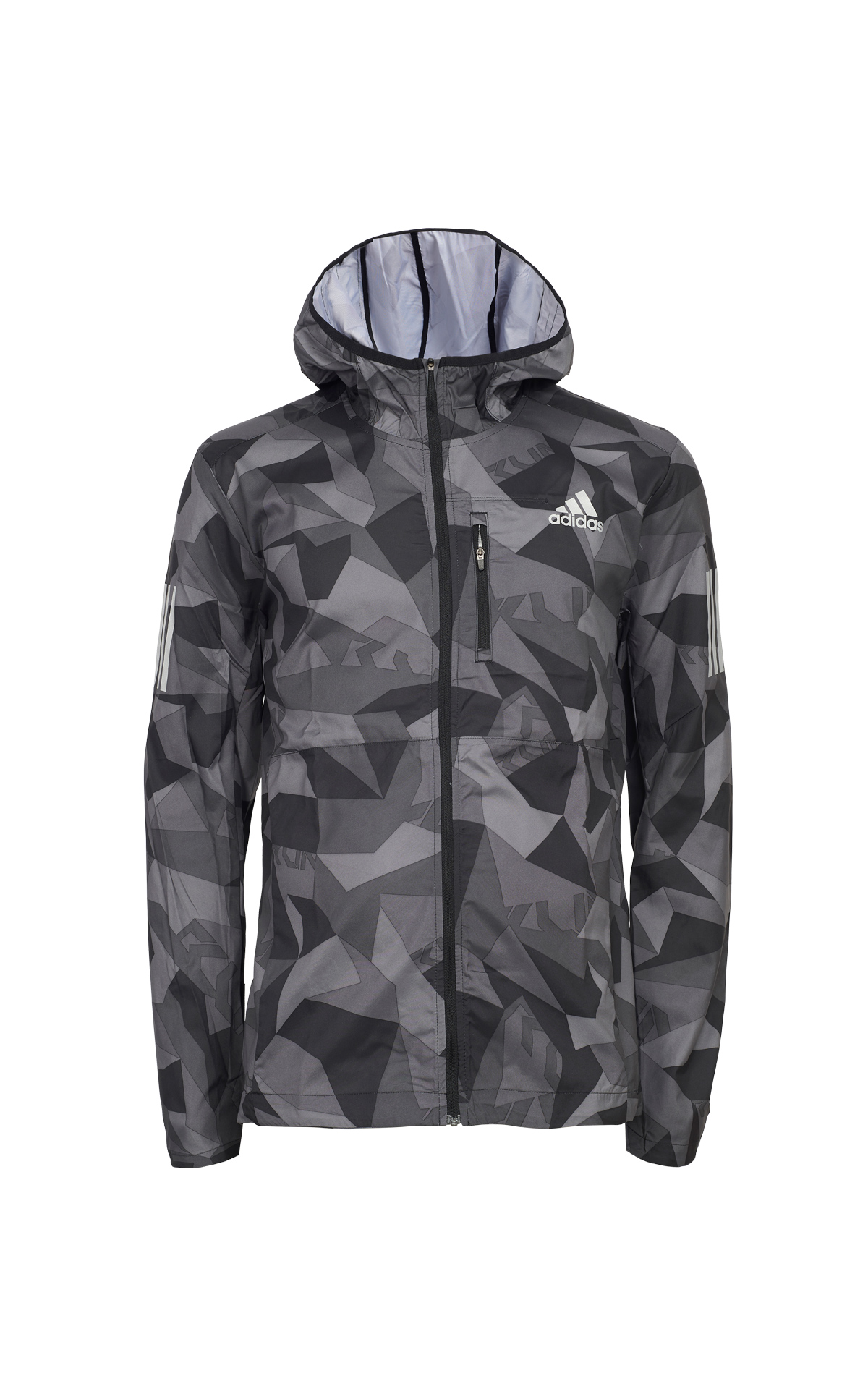 Black and grey printed jacket adidas