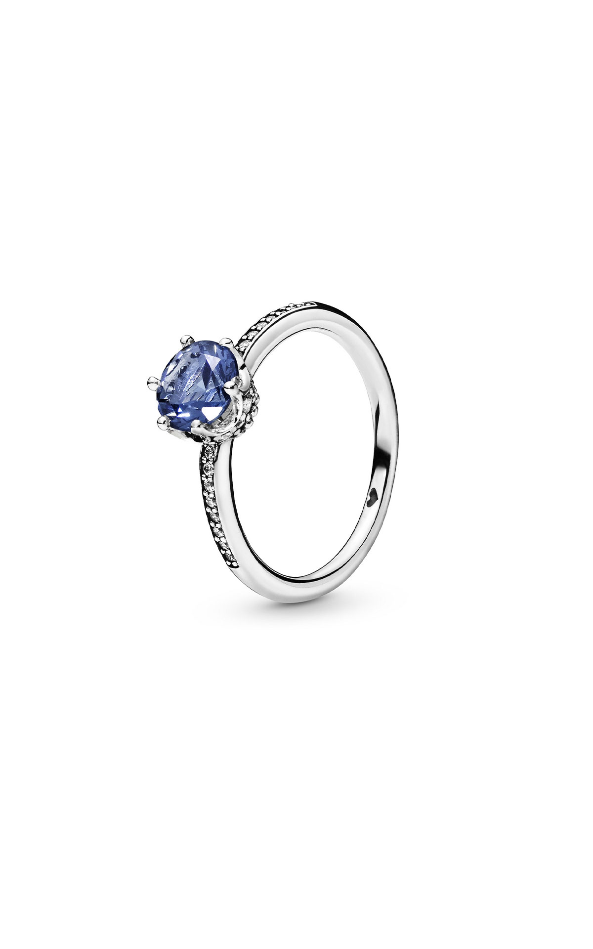 Pandora Blue sparkling crown ring from Bicester Village