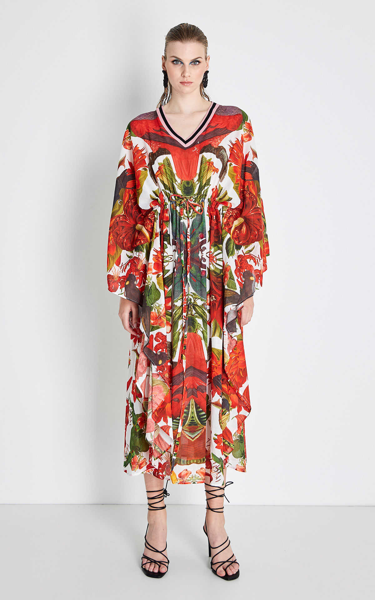 Benedetti Life Parrot organic kaftan from Bicester Village