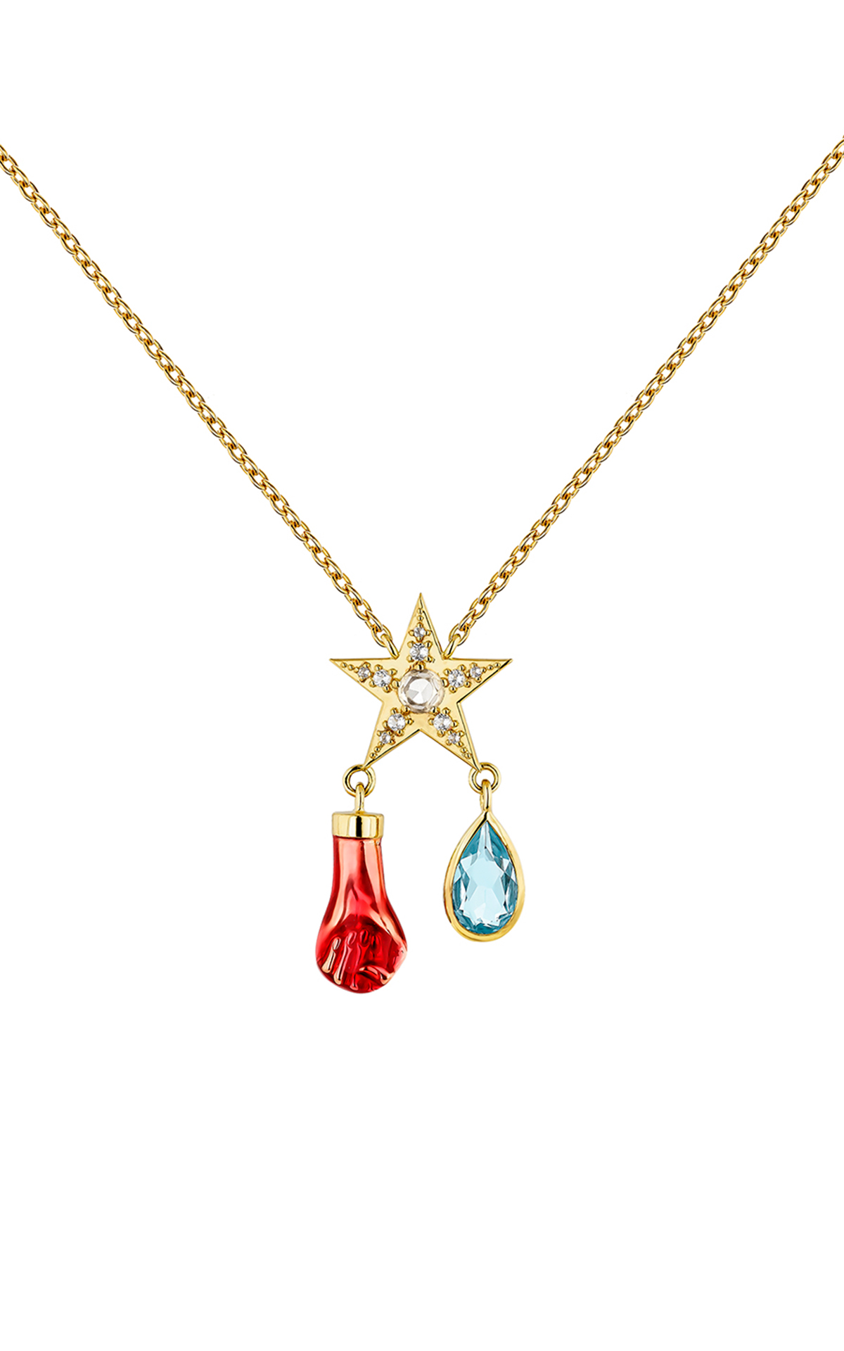 Necklace with a star Aristocrazy