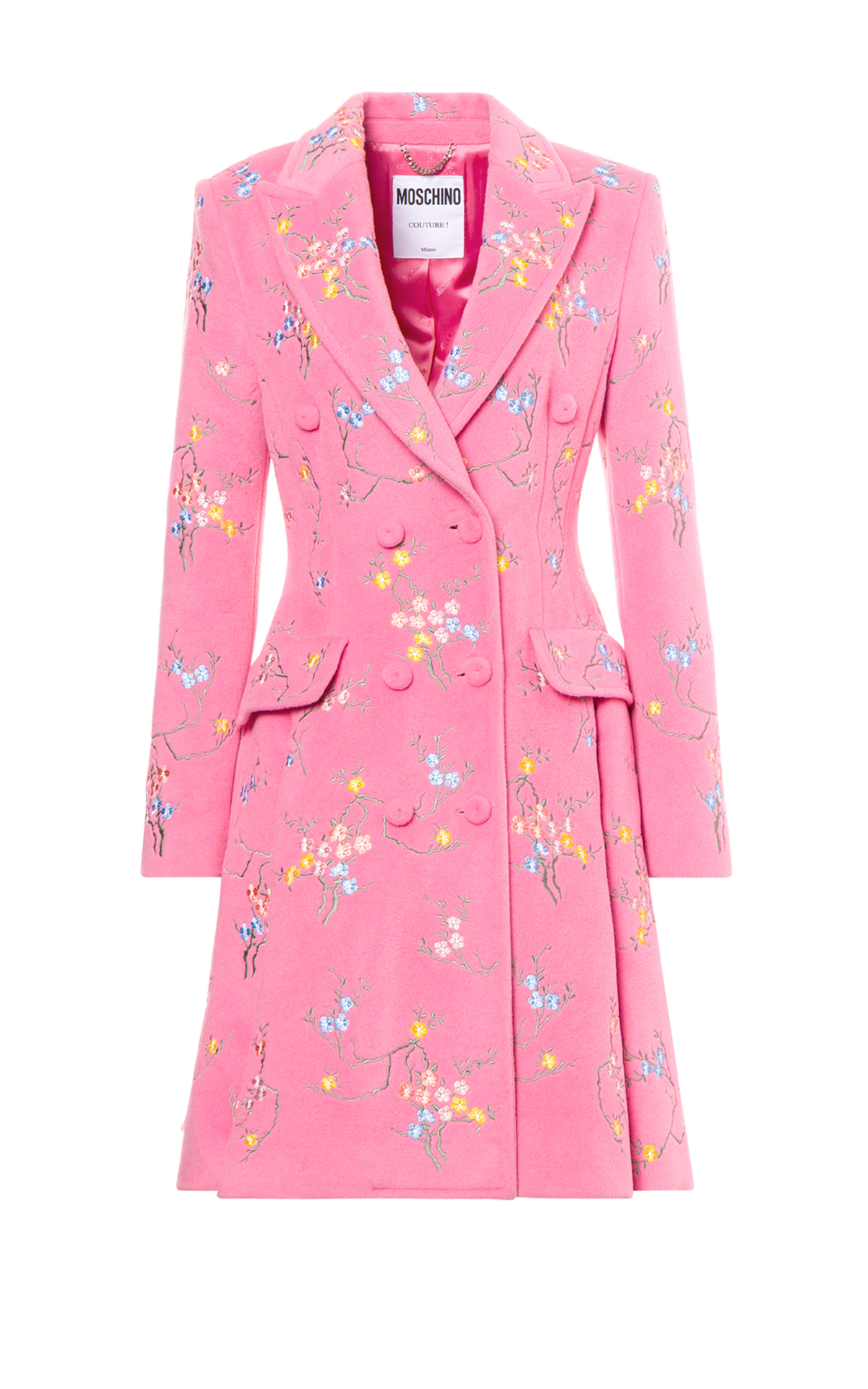 Pink coat Moschino