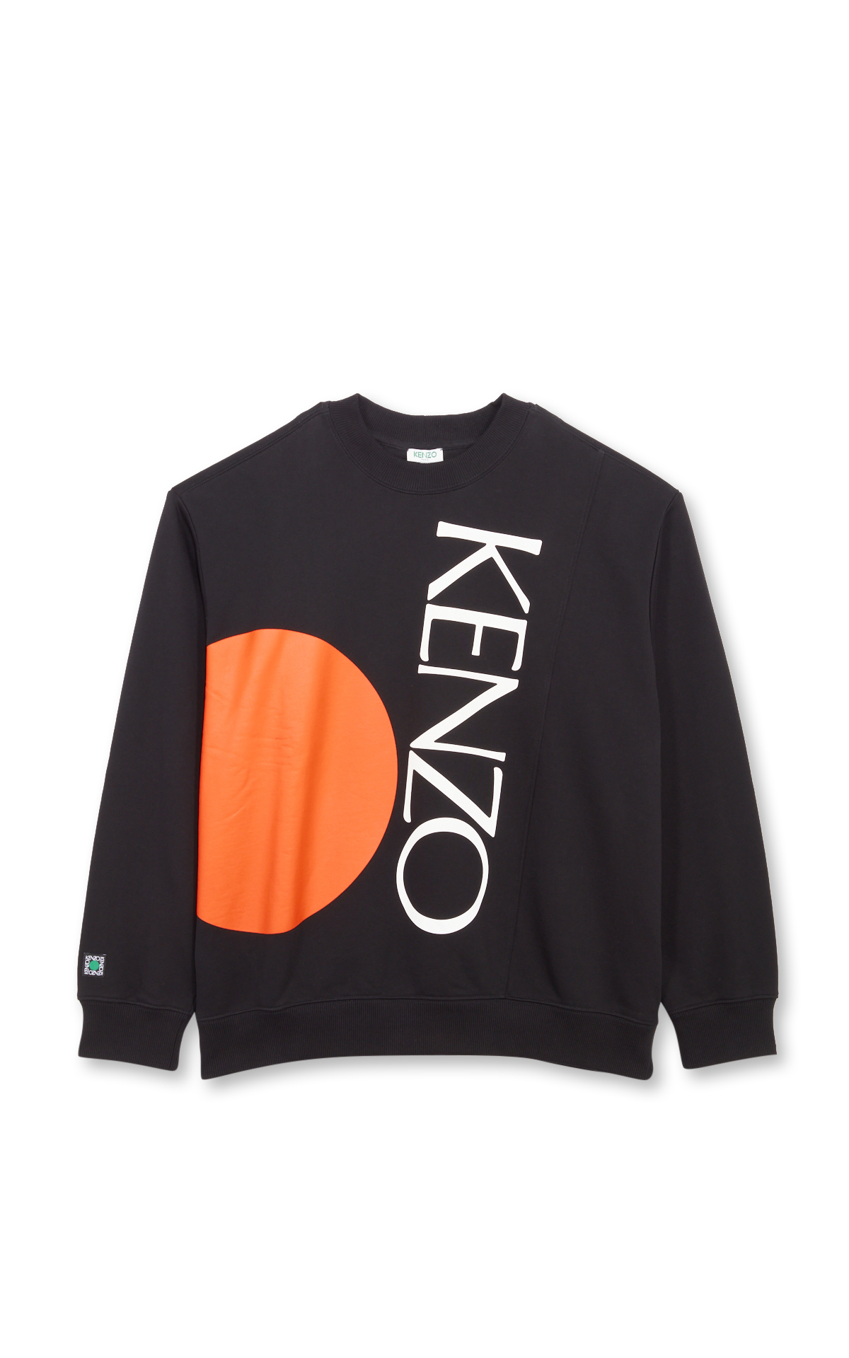 black and orange kenzo shirt