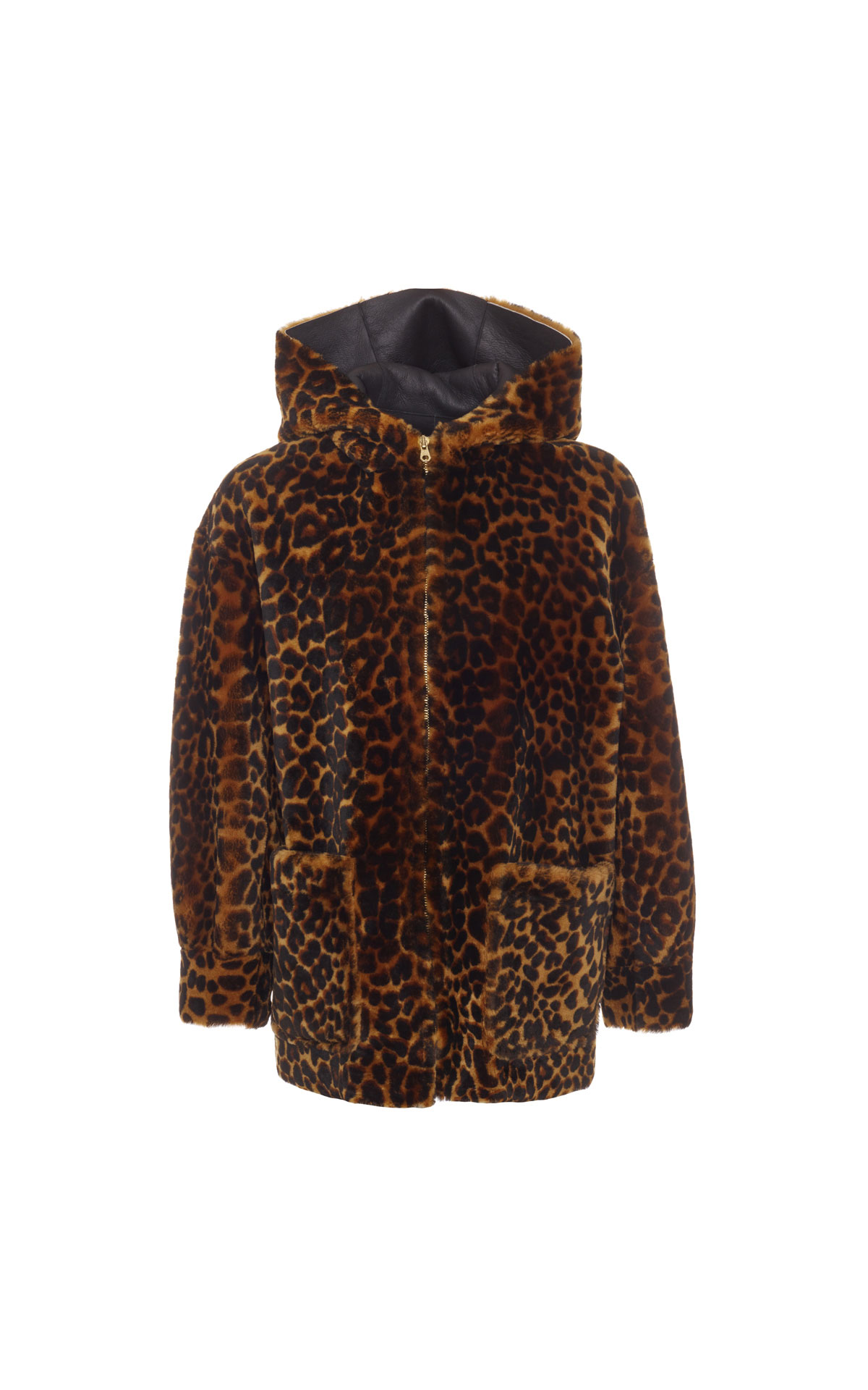 Sandro Leopard coat from Bicester Village