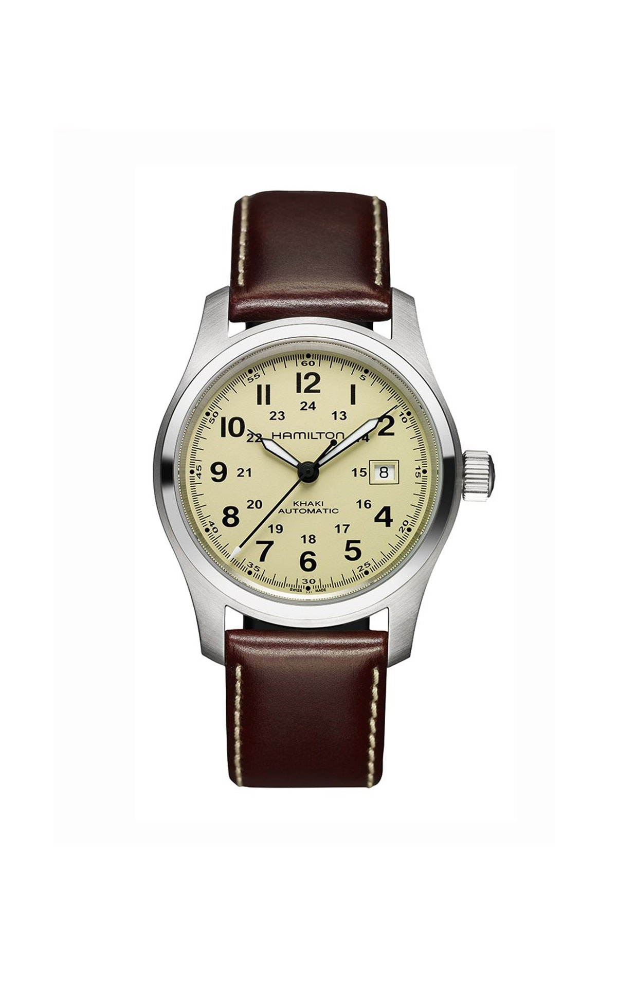 Hour Passion Hamilton leather strap watch from Bicester Village