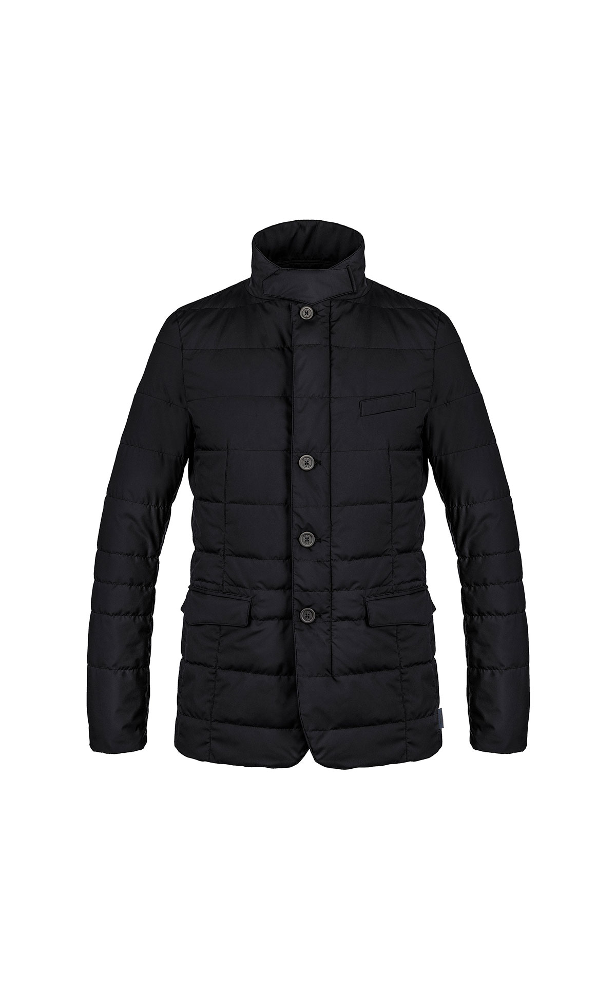Herno black turtleneck jacket