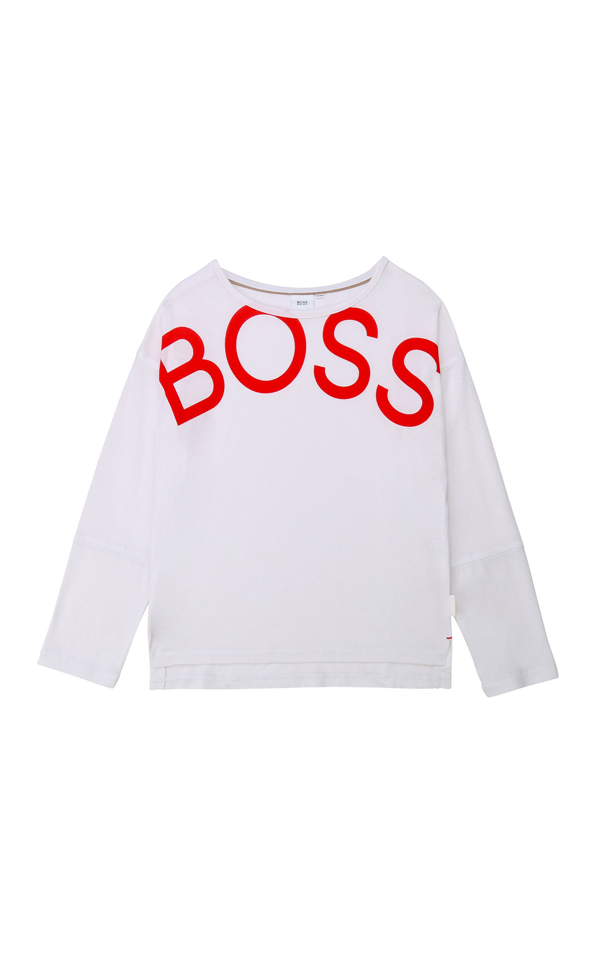 Long sleeve logo t-shirt Boss kidswear